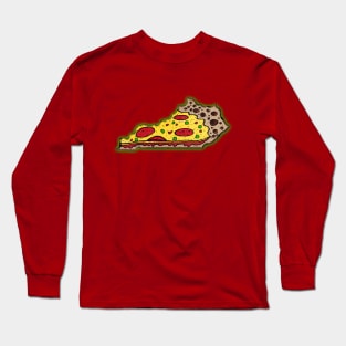 Kentucky Pizza!! w GREEN GLOW! Long Sleeve T-Shirt